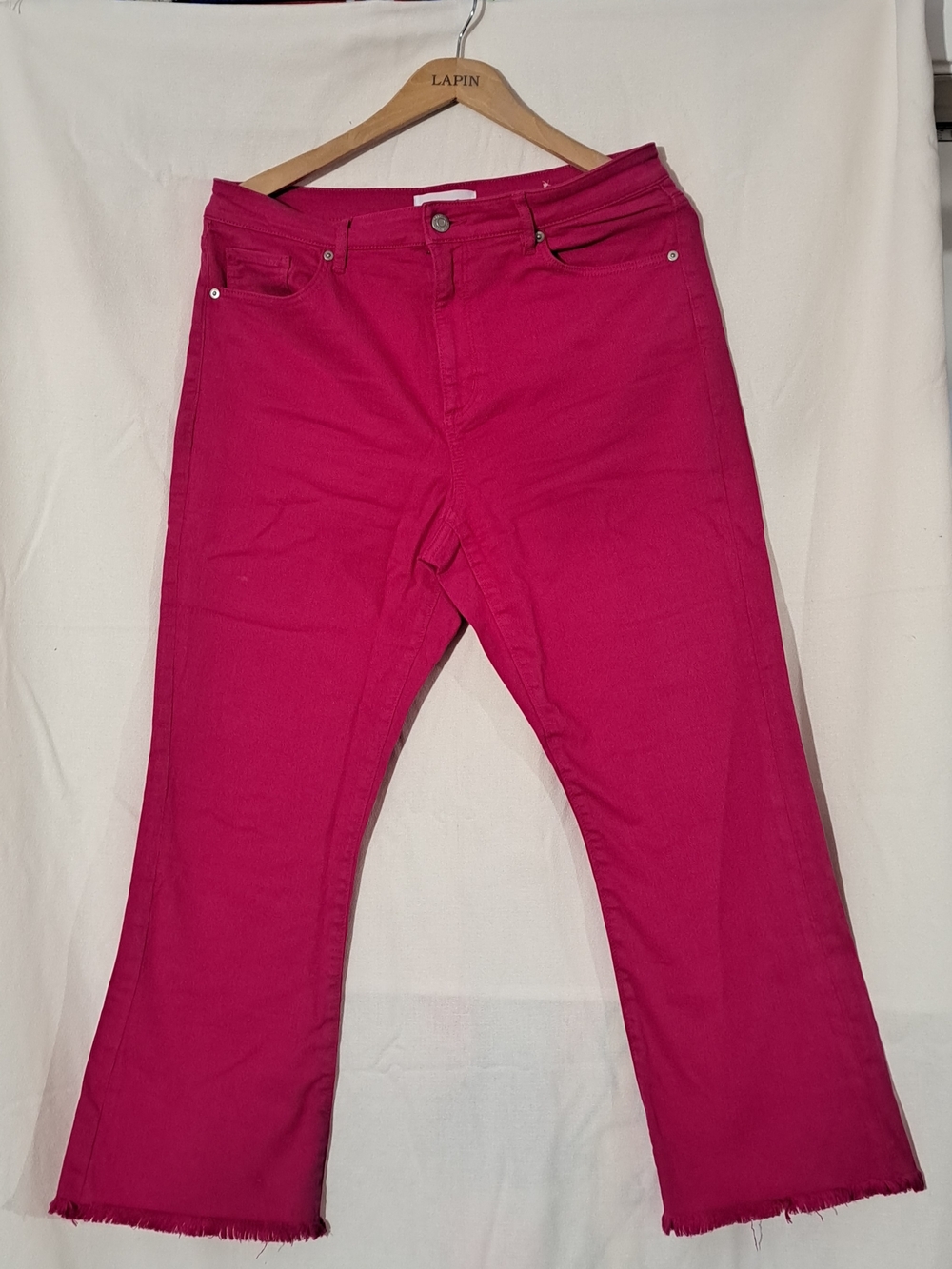 LOFT Fuchsia Flare Jeans